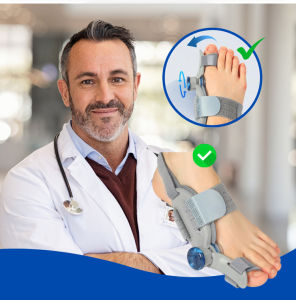 Bigfoot night and day bunion orthosis adjustable separator rotation overlap