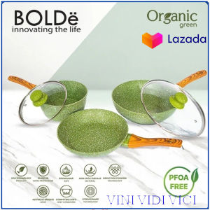 NEW BOLDE PANCI SET/BOLDE SUPER PAN ORGANIC GREEN SET isi 5 Pcs