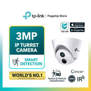 TP-Link VIGI C430I 3MP HD IR Turret Network CCTV Camera (2.8mm/4mm) | Night Vision | Smart Detection | H.265+ | POE | Remote Monitoring