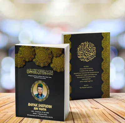 50 Pcs Buku Yasin 64 Halaman Terlengkap ( ARAB SAJA ) Free Desain & Kemas Plastik