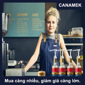 【CANAMEK】 1PC Syrup bơm Dispenser thay thế nước sốt áp lực vòi phun chai bơm container cho cà phê nhà bếp gia vị chất lỏng