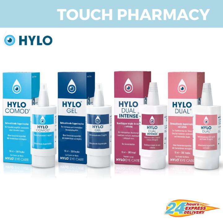 HYLOGEL/ HYLODUAL INTENSE LUBRICATING EYE DROPS 10ML Lazada