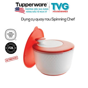 Dụng cụ quay rau Tupperware Spinning Chef - Hàng chính hãng - Nhựa nguyên sinh an toàn cho sức khỏe