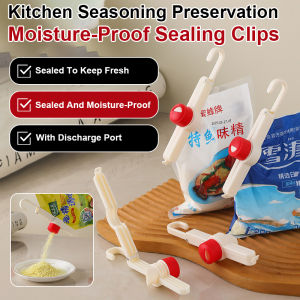 Food Sealing Clip With Hook Moisture Proof Snack Bag Sealer Kitchen Storage Tool