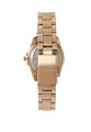 Milliot & Co Victoria Rose Gold Stainless Steel Strap Watch. 