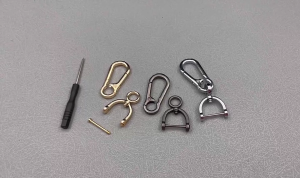 Elegant Metal Keychain Multifuntional Carabiner Hook Key Rings Functional Keychain Rotatable Lobster Clasp Key Holder