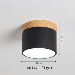 Nordic Outdoor Ceiling Light Wood Light Decorative lights Pin Lights spotlight drop light downlight makaron solid wood corridor ceiling light for living room bedroom surface mounted Multiple colors Aisle Lamp Indoor Lightiing