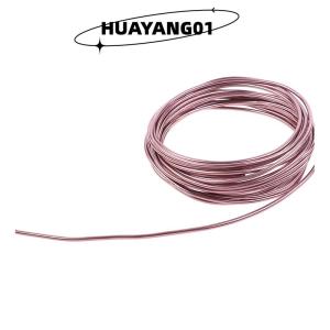 HUAYANG01 [2023 new HOT FASHION] lazlook บอนไซสายไฟ anodized อลูมิเนียม bonsai Training Wire รวม16.5ฟุต (สีน้ำตาล)