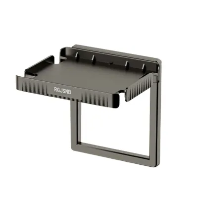 YESPERY Socket Storage Rack Punch Free Wall Mounted Switch Storage Bracket Rack Above the Socket Frame Home Router Monitoring Placement Bracket