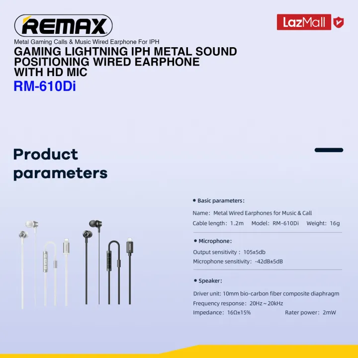 %5BRemax%20Audio%5D%20RM-610D%20Series%20Type-C/iPhone%20Wired%20Earphone%20with%203D%20Surround%20&%20Noise%20Isolating%20Mic,%20Metal%20Build%20for%20Mobile%20Game/Call%20-%20Image%206