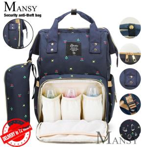 Mansy New Upgraded Diaper bag Fashion Mummy bag Maternity Nappy Bag Large capacity Baby bags for Mom Travel backpack Mother bag Nursing Bag Baby Care Daddy Bag