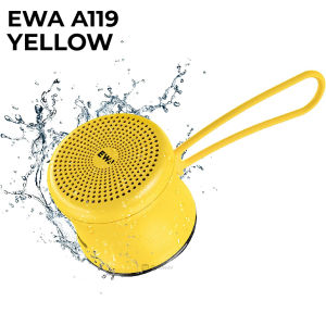100% Original EWA A119 Mini Wireless Speaker Shocking Bass Waterproof IPX Level7 Small Size Shock & Lightweight Full Control Micro Input Ultra
