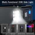 Haixnfire w203 Đèn Cắm Trại Ngoài Trời Có thể sạc qua USB 3000 lumens đèn pha đèn pin LED phía trước và phía sau đèn pha đèn xe đạp và phụ kiện xe đạp đèn khẩn cấp. 