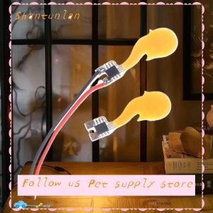 🎁【Special price】🎁Sha 1ชิ้น3-5โวลต์แฟลช LED เทียนเอดิสันหลอดไฟ LED เส้นใย1800K ไดโอดซังตกแต่งวันเกิดปาร์ตี้หลอดไฟอุปกรณ์เสริม