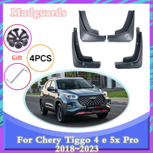 4PCS Mudguards for Chery Tiggo 4 e 5x Pro 2018~2023 2019 Auto Mud Flaps Mudflaps Splash Guards Wheels Fender Car Accessories