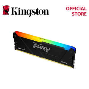 Kingston Fury Beast RGB DDR4 8GB/16GB/32GB Single/Dual Kit 8Gbit DIMM RAM Desktop Memory Black