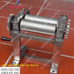 Máy Cán Khô Mực Làm Mềm Mực Nướng Quay Tay Inox