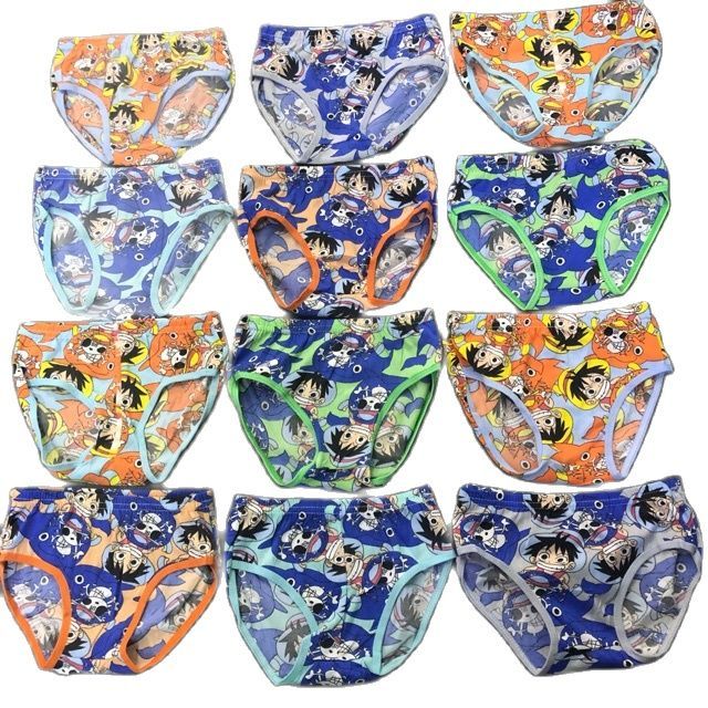 COD ONE PIECE Anime Character Kid s Brief 12pcs per Pack Lazada PH