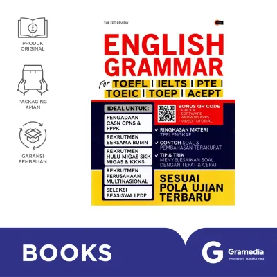 English Grammar for TOEFL IELTS PTE TOEIC TOEP AcEPT