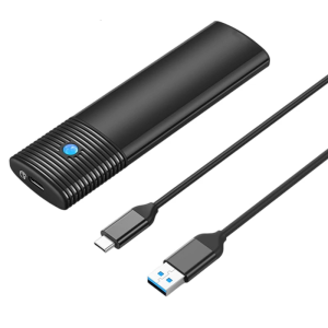 M.2 Bao Vây Di Động Bên ngoài Adapter Trường Hợp Với đèn LED Ổ đĩa cứng Hộp Bao Vây 5Gbps truyền dữ liệu Cho PC