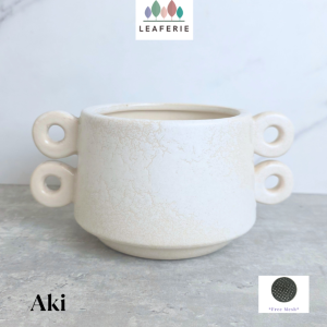 The Leaferie Aki plant pots. flowerpot . flowerpots . flower pot . planter . planters . Ceramic