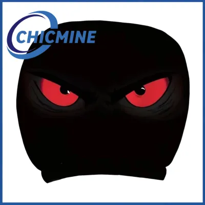 Chicmine 2pcs Funny Cartoon Car Headrest Covers Universal Breathable Elastic Seat Neck Pillow Protector Halloween Spooky Auto Interior Decor
