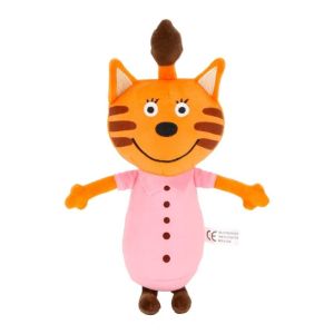 DOWNA Ba chú mèo con nhỏ Búp bê mèo nhồi bông Mèo Kote Mềm mại Đồ chơi anime nhồi bông Dễ thương Đồ chơi hình nhân hoạt hình Trẻ em