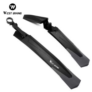 WEST BIKING 1Pair Mountain Bicycle Fender Quick Release Front Rear Cycling Fender Wings Mud Guard Bike Accessories Bike Fender