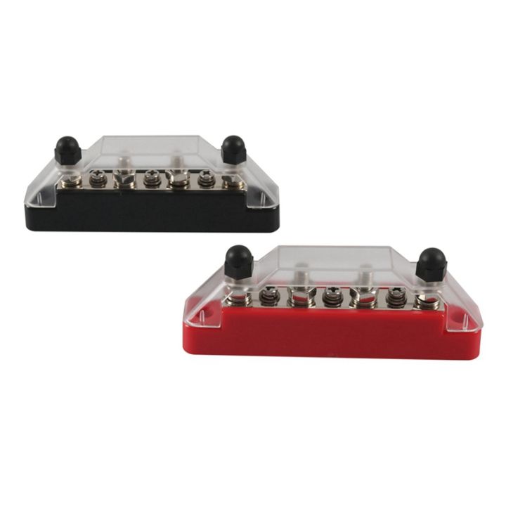 Positive Negative Bus Bar Battery Power Distribution Block 4 x M6 Car ...