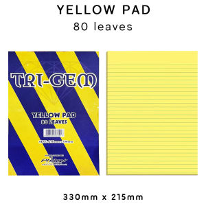 Trigem Metro Idols Yellow Pad - 80 Leaves Excellent Notebook for Students & Professionals
