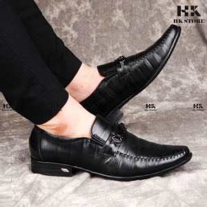 Giày tây nam da bò thật 100% hàng đẹp da xịn kiểu dáng đơn giản lịch lãm thích hợp quần tây nam