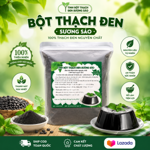 Bột thạch đen sương sáo 100% thành phần thiên nhiên nguyên liệu tự nhiên Hàng xuất khẩu loại 1 Gói 1kg