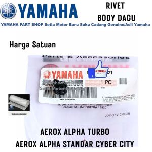 Rivet Body Bodi Dagu Aerox Alpha Cyber City Standar Turbo Asli Original Yamaha