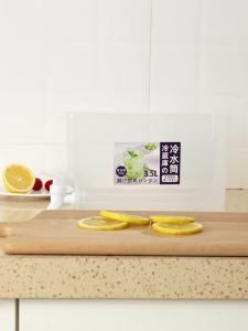 Refrigerator cold water kettle with faucet large capacity household flat cooling water kettle for brewing tea ice water kettle cold water cup in summer