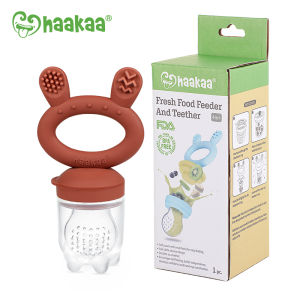 Túi nhai ăn dặm chống hóc cho bé Haakaa - New Zealand. Chất liệu silicone cao cấp an toàn. Không chứa BPA PVC và phthalate