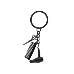 Lightweight Hairdressing Inspired Keychain Crafted From Rustproof Alloy Stylish Functional Decoration For Bags Or Keys
