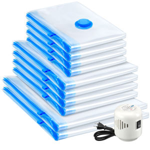 Vacuum Storage Bags with Electric Pumps That Save Space Available in Multiple Sizes (S/M/L) Made of PA+PE Material Featuring2026