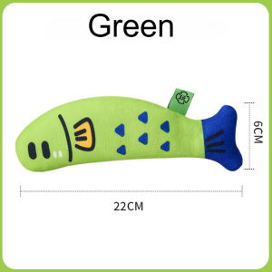 Cat Toy Fish Catnip Interactive Sounding Cat Chew Bite Plush Toy Simulation Fish Teasing Cat Toy