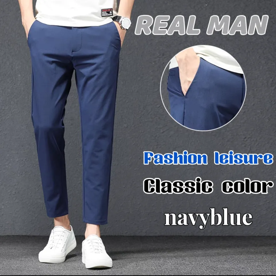 High Quality Trouser Pants for Men Above Ankle Korean Fashion