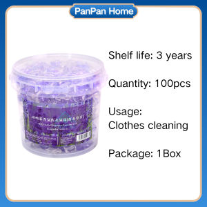 PanPan 5IN 1 Camellia Laundry Beads 120Pcs 五合一洗衣凝珠 山茶花香味 洗衣凝珠持久留香护衣 Lasting Fragrant Sterilization Acarid Removal Deodorizer