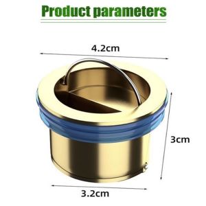 Deodorant Floor Drain Filter Copper Insect and Odor Resistant Water Drain Tool Sewer Strainer