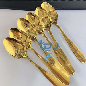 6 spoon 6 fork Golden Spoon and Fork Stainless Quality Gold spoon and Fork