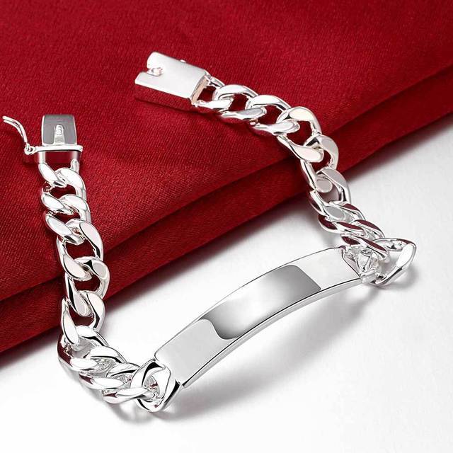 %E3%80%90Hot%20item%E3%80%91%20New%20925%20Sterling%20Silver%20Solid%208/10mm%20Chain%20Bracelet%20Men%20Women%20Chain%20Noble%20Wedding%20Jewelry%20Charms%20Party%20Birthday%20-%20Image%204