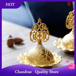 [Chandrae] Incense Hollow Golden Tower Oil Arab Style Censer Holder For Home Hotel Incense Holder Yoga Ornaments