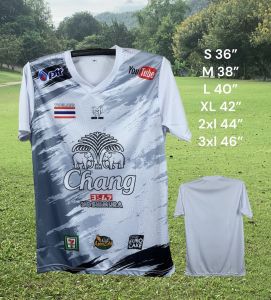 เสื้อกีฬา คอวี คอกลม ผ้าไมโครนุ่มใส่สบาย ใส่ได้ทั้ง ชาย หญิง