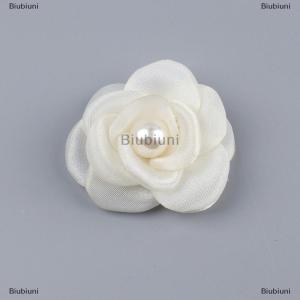 [COD] Biubiuni 1PCS 5cm Lưới gạc hoa cho DIY Wedding party trang trí hoa Vòng hoa sổ lưu niệm thủ công 3D vải hoa