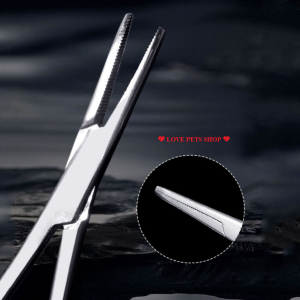Kẹp nhổ lông tai cho Chó Mèo bằng thép không gỉ 304 (loại tốt) mẫu mới - Love Pets Shop