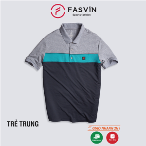 Áo polo thể thao nam Fasvin PL21459.HN cổ bẻ co giãn thoải mái