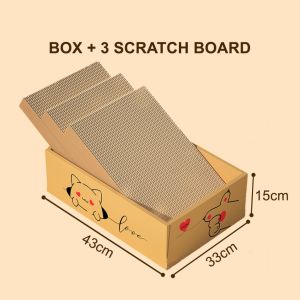Cat house Scratch Board   Cat  Toys  Scratch Board   House Toy