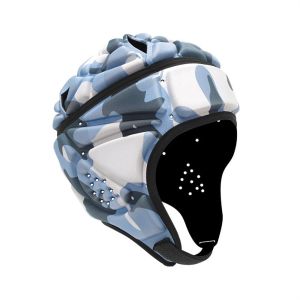 RIVENSTONE EVA Soft Helmet Head Protector Adjustable Football Helmet Goalie Shockproof Rugby Helmet Youth Protective Helmet